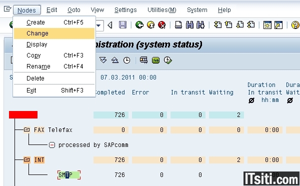Change SMTP Mail Connection